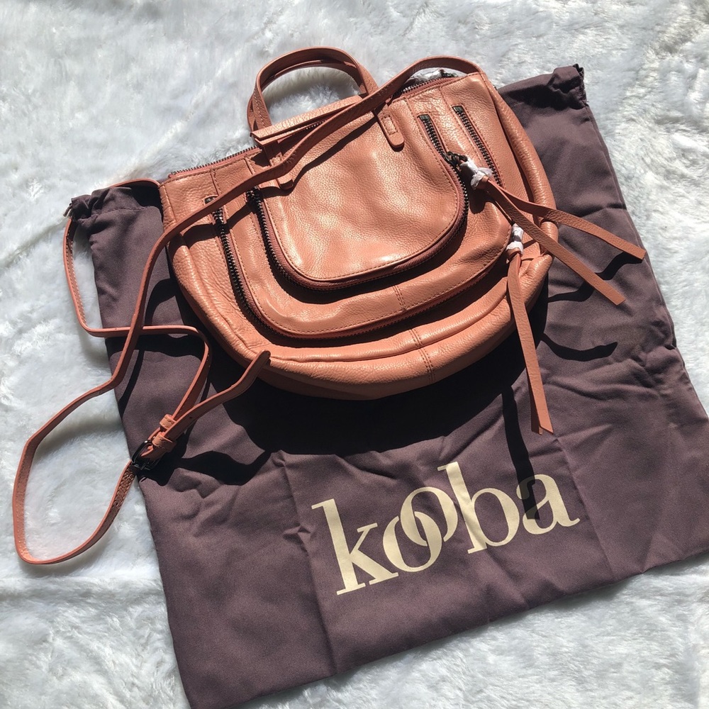 NWOT Kooba Salmon Blush Monteverde Shopper